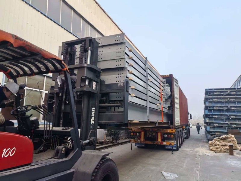 Acélszerkezetű raktári szállítás Uruguayban